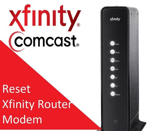 comcast xfinity reset router